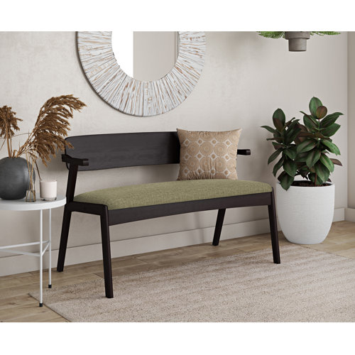Mercury Row® Veronica Polyester Upholstered Bench & Reviews Wayfair